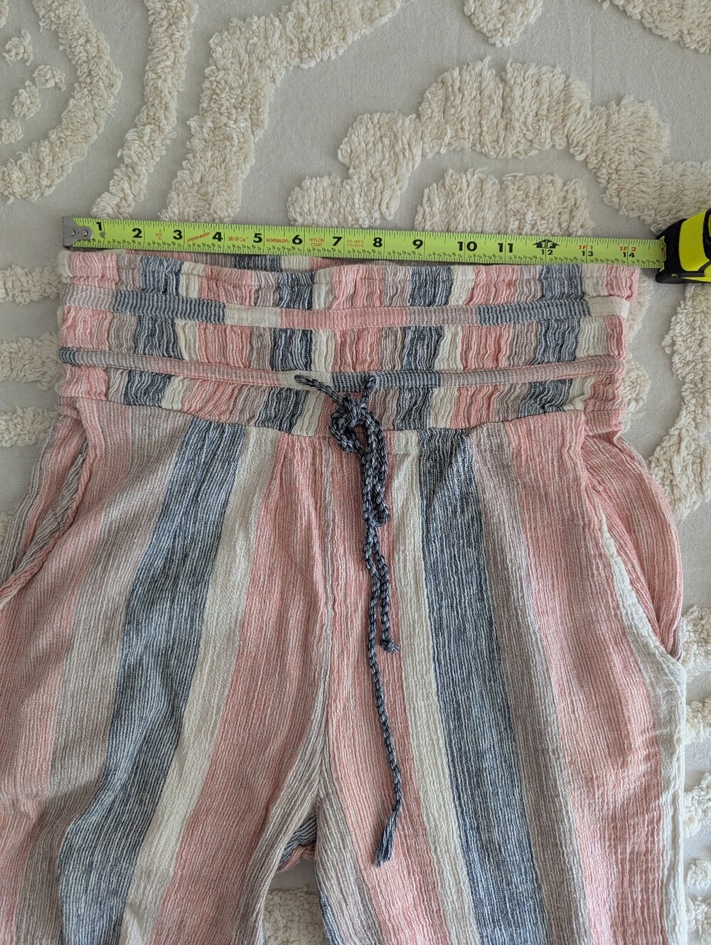Free People Hamilton Wide Leg Pants Medium Boho Festival Beach Summer - Picture 7 of 9
